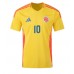 Kolumbien James Rodriguez #10 Replik Heimtrikot Copa America 2024 Kurzarm